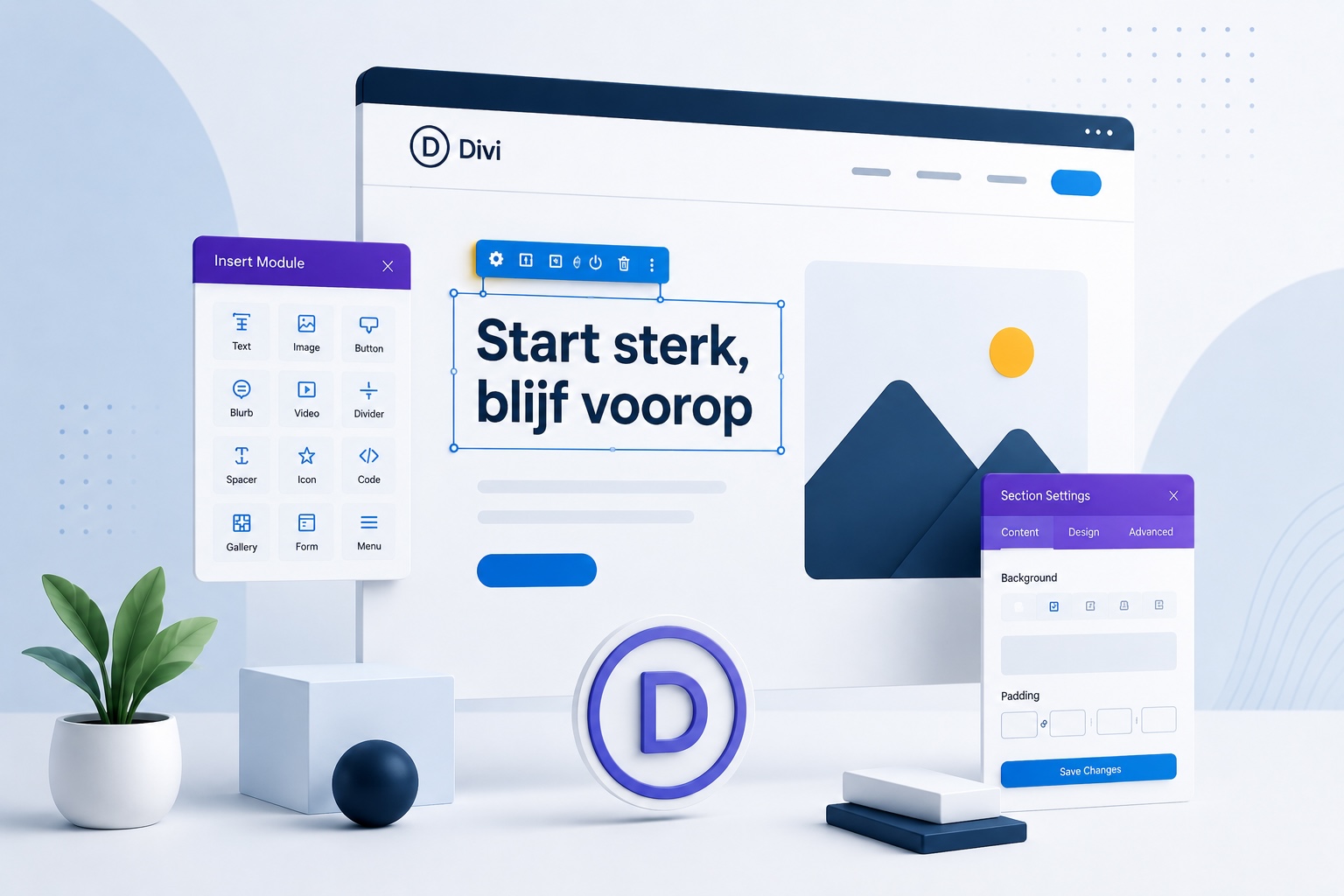 Wat is visual builder van Divi, Webtify legt het uit