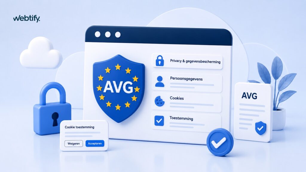 Illustratie voor AVG blog