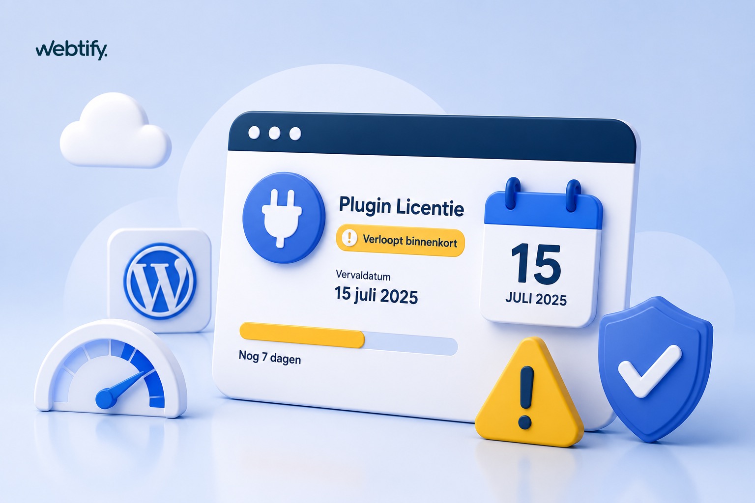 Illustratie voor blog: Wat gebeurt er als een pluginlicentie verloopt
