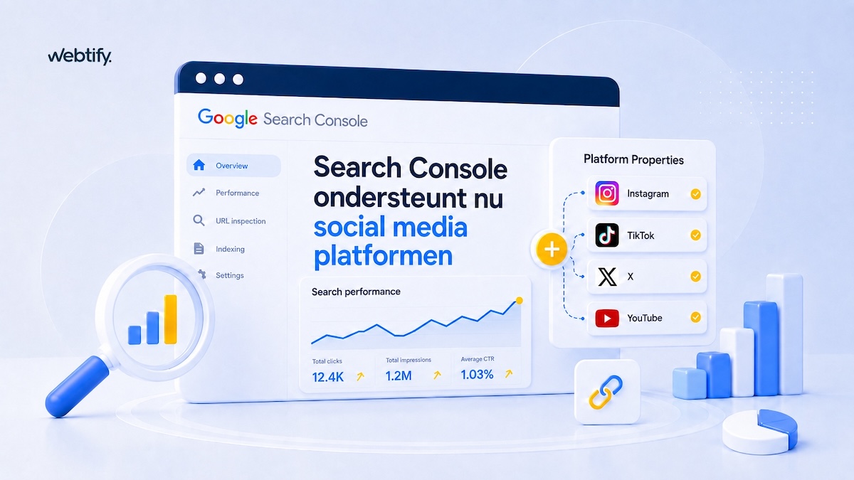 Google Search Console ondersteunt nu Social Media platformen, ontdek wat het is in onze blog.