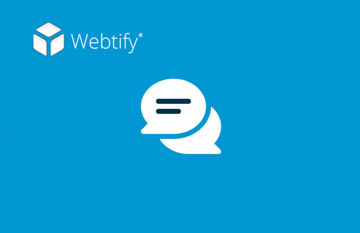 Webtify live chat